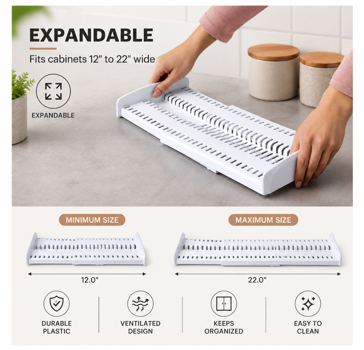 Pan & Lid Organizer Rack