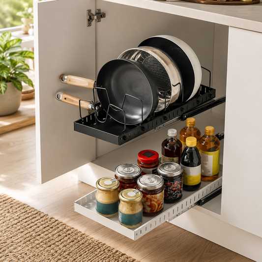 Pull-Out Pots & Pans Organizer