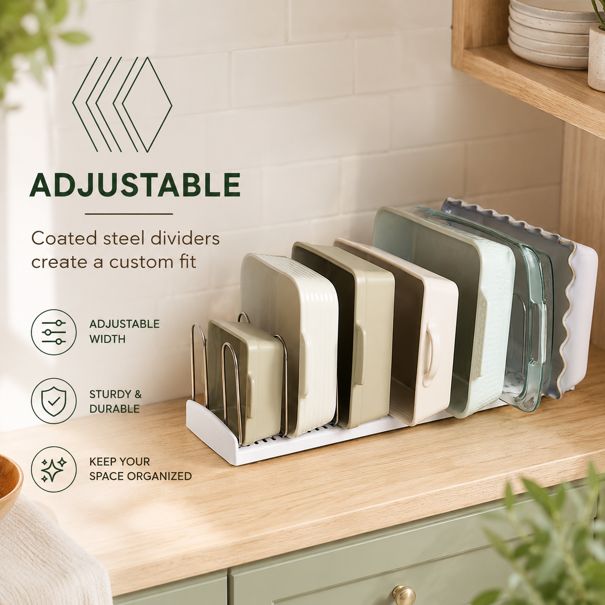 Pan & Lid Organizer Rack
